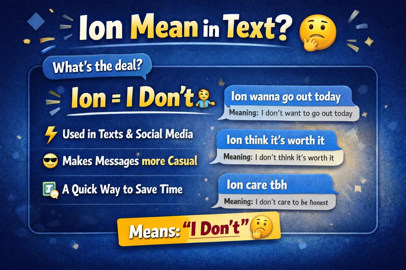 Ion Mean in Text The Slang 2026