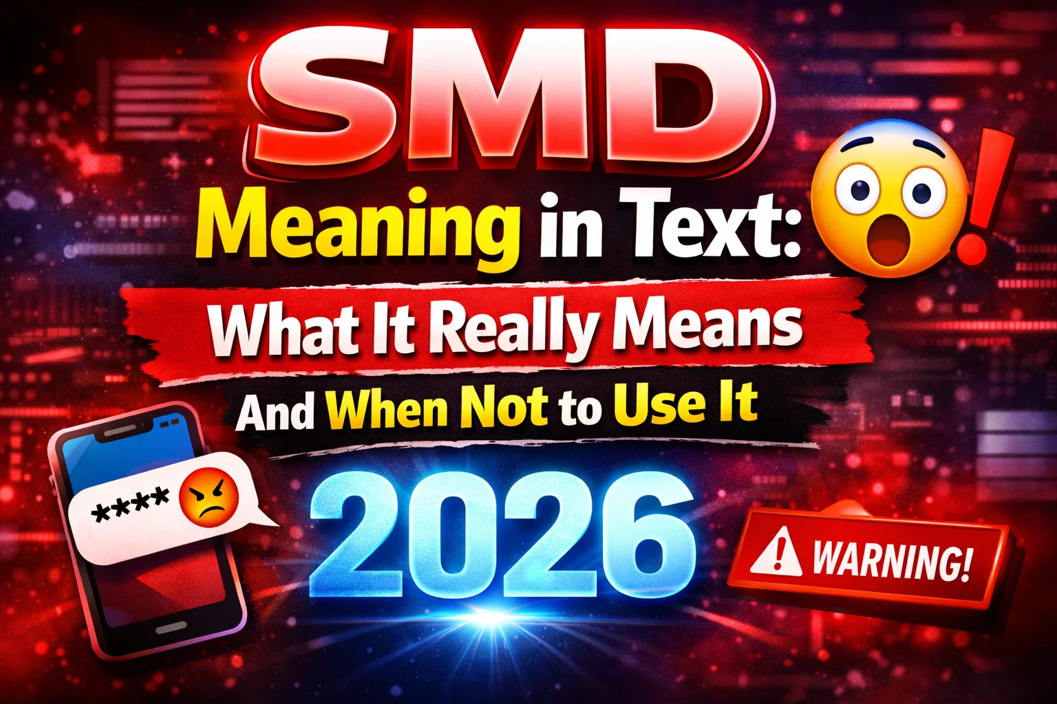 SMD Meaning in Text 2026