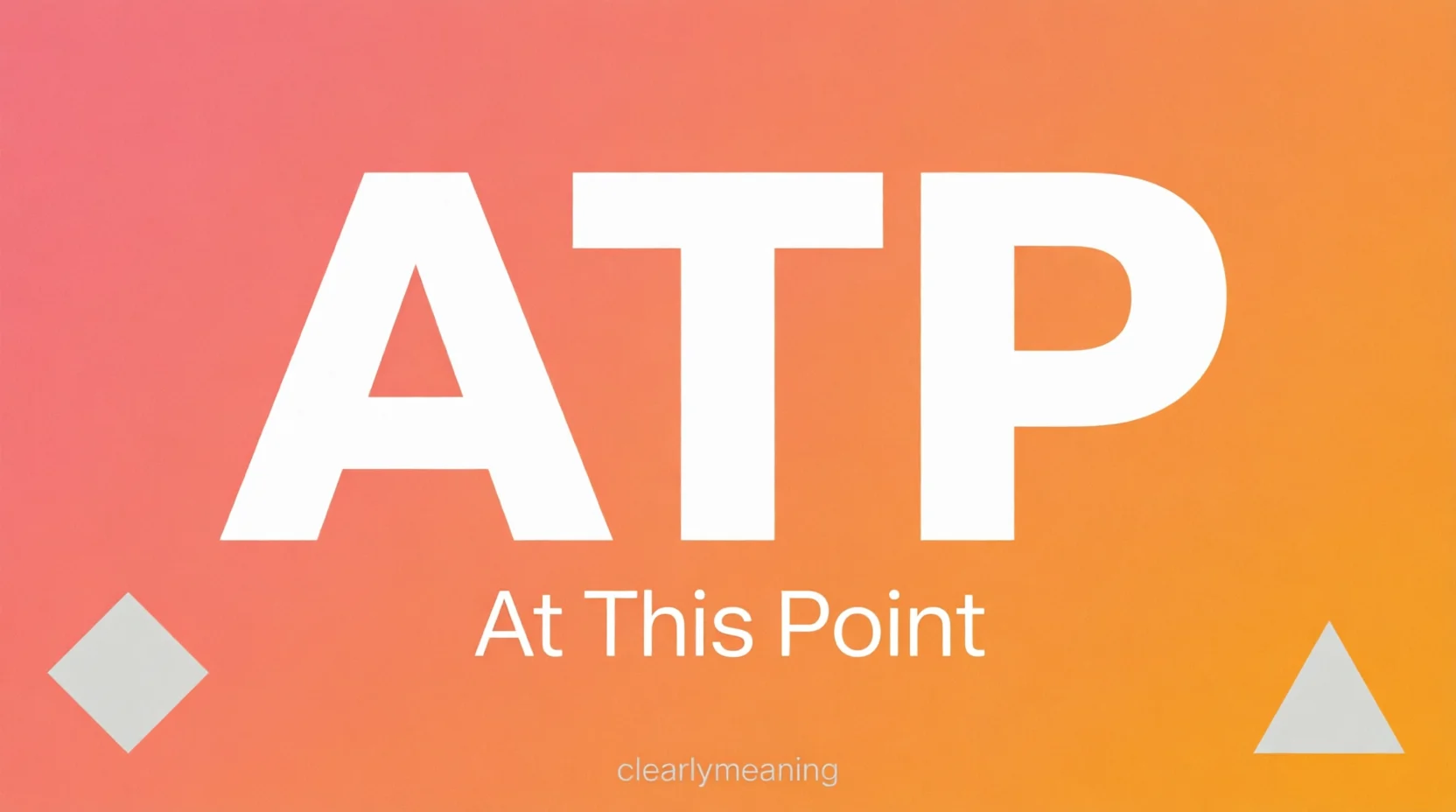 ATP Meaning in Text 2026
