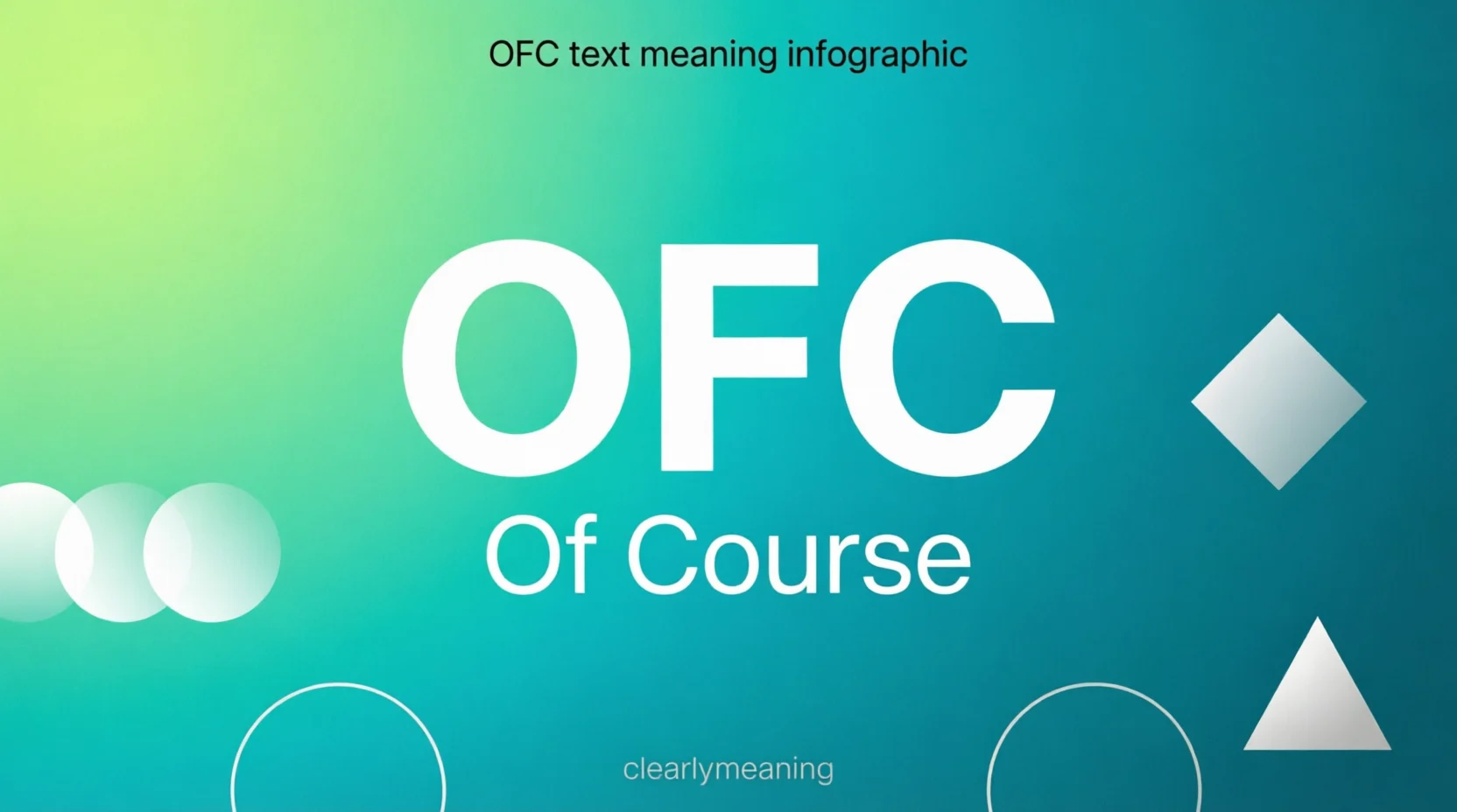 ofc meaning Mean in Text Real 2026