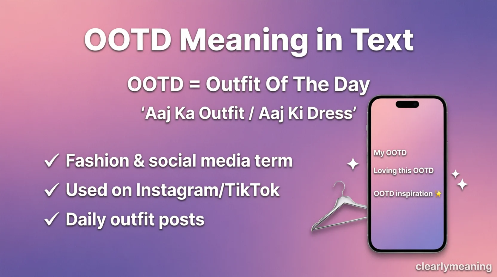OOTD Meaning Slang The Fashion 2026