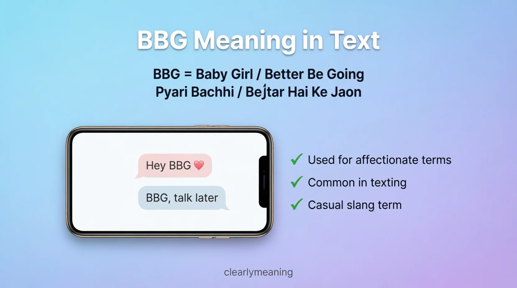 BBG Meaning in Text 2026