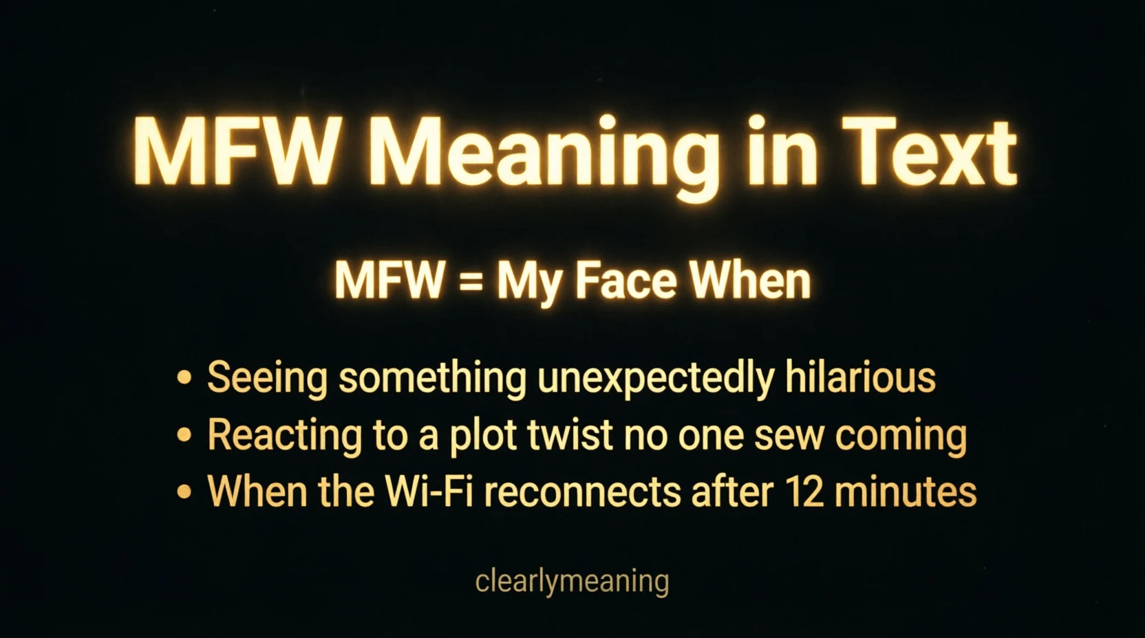 MFW Meaning Mean in Text Real Meaning 2026