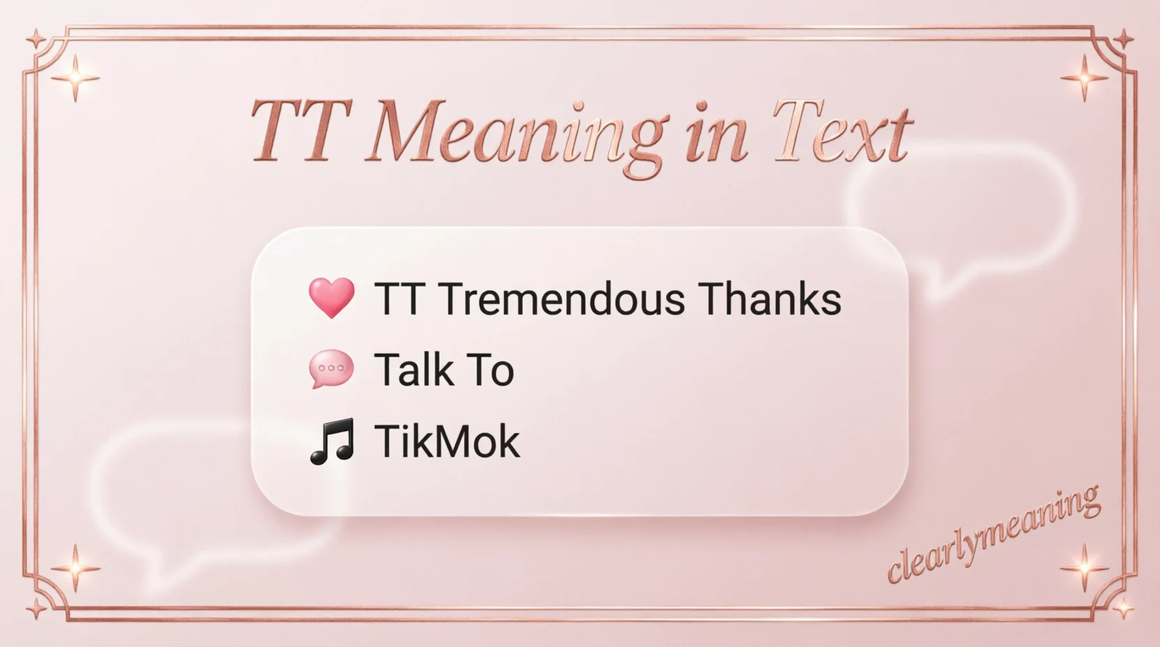 TT Full Form Mean in Text Real 2026