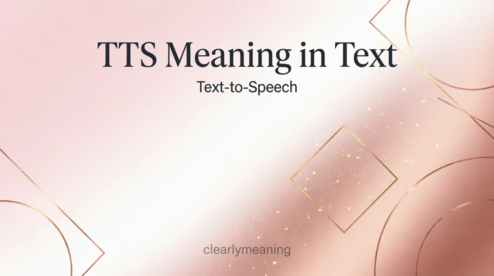 TTS Full Form Mean in Text Real Meaning 2026