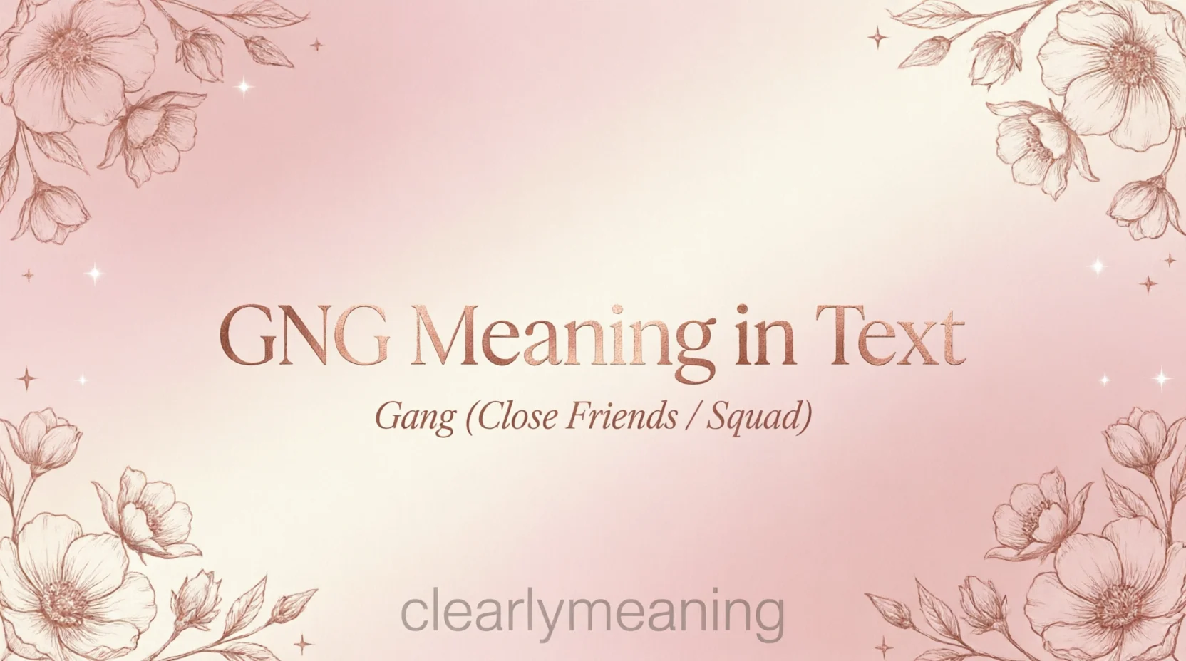 GNG Slang Mean in Text Real Meaning 2026