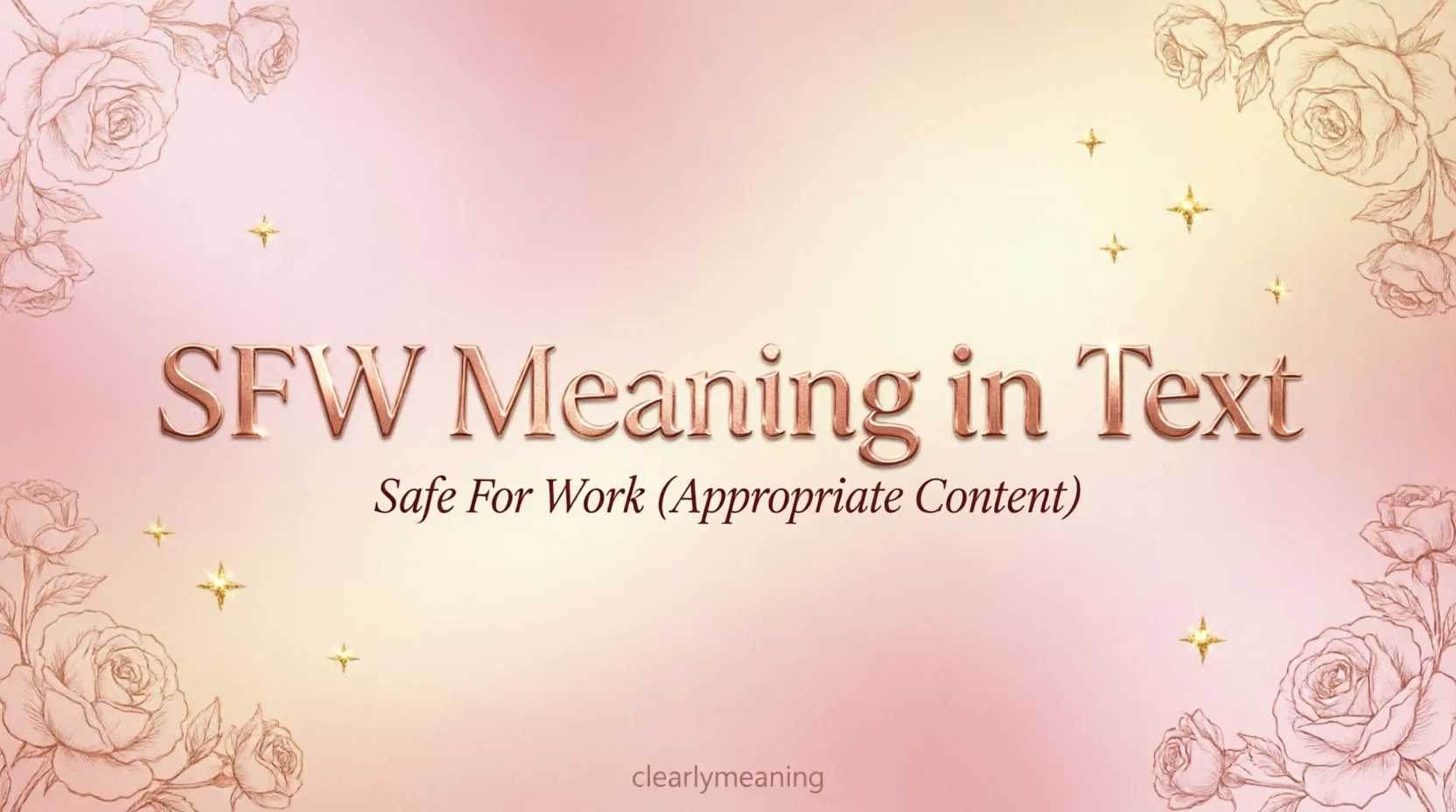 SFW Meaning in Text Real Meaning 2026