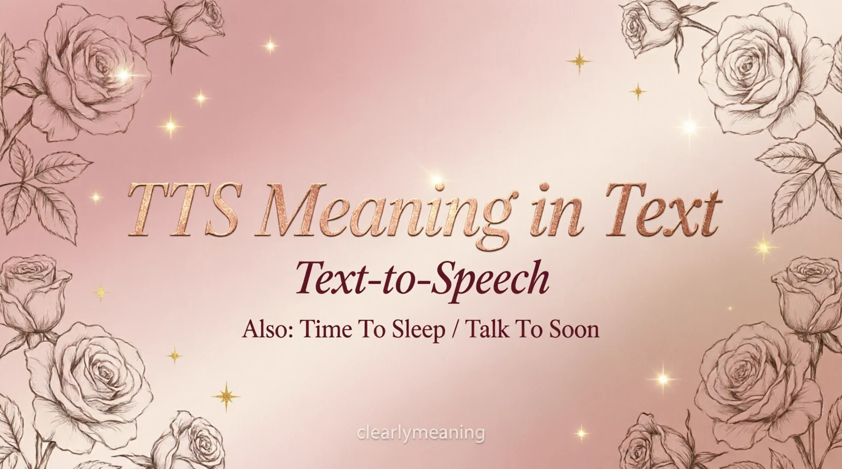 TTS Full Form Mean in Text Real Meaning 2026
